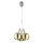 Lámpara de araña LED en cadena BALLS 3xLED/5W230V dorado/cromo mate