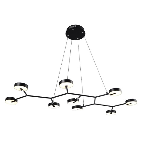 Lámpara de araña LED en cadena DRIFTER 9xLED/8,4W/230V negro