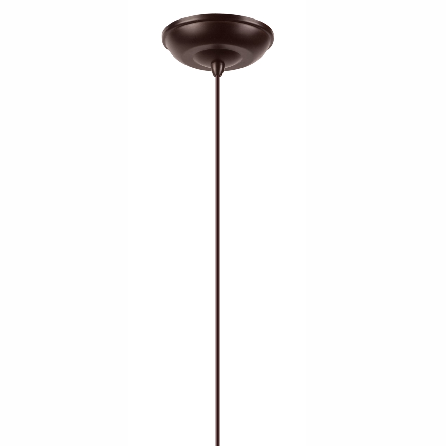 Lámpara de araña LED en cadena NOEL 1xE27/60W/230V marrón