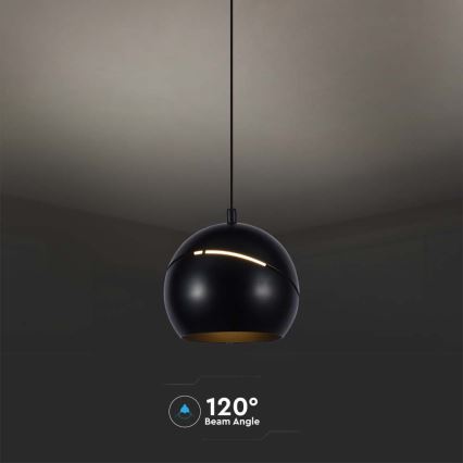 Lámpara de araña LED en ristra táctil LED/8,5W/230V 3000K negro