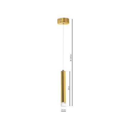 Lámpara de araña LED GOLDIE 1xLED/5W/230V dorado