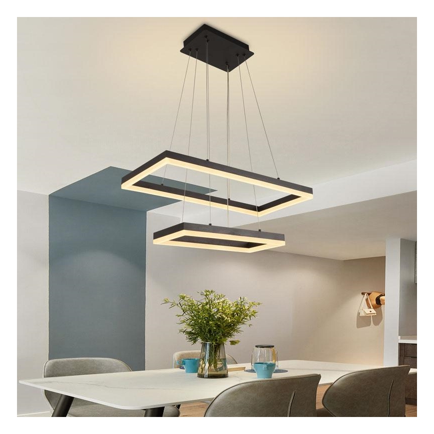 Lámpara de araña LED regulable con cable LED/65W/230V 3000-6500K + mando a distancia