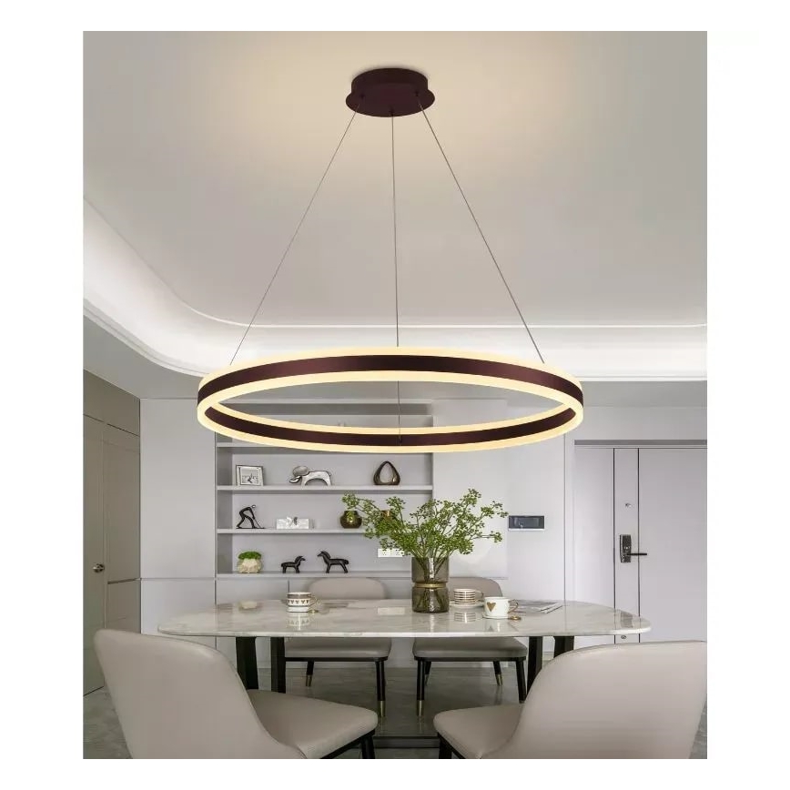 Lámpara de araña LED regulable en cadena LED/110W/230V 3000-6500K + mando a distancia
