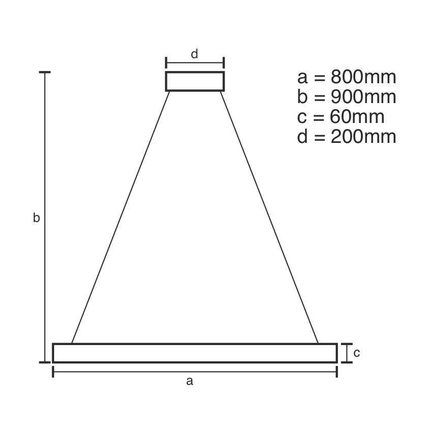 Lámpara de araña LED regulable en cadena LED/110W/230V 3000-6500K + mando a distancia