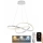 Lámpara de araña LED regulable en cadena LED/70W/230V 3000-6500K blanco + control remoto