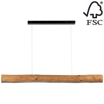 Lámpara de araña LED regulable en ramal LUCAS LED/33W/230V pino - certificado FSC