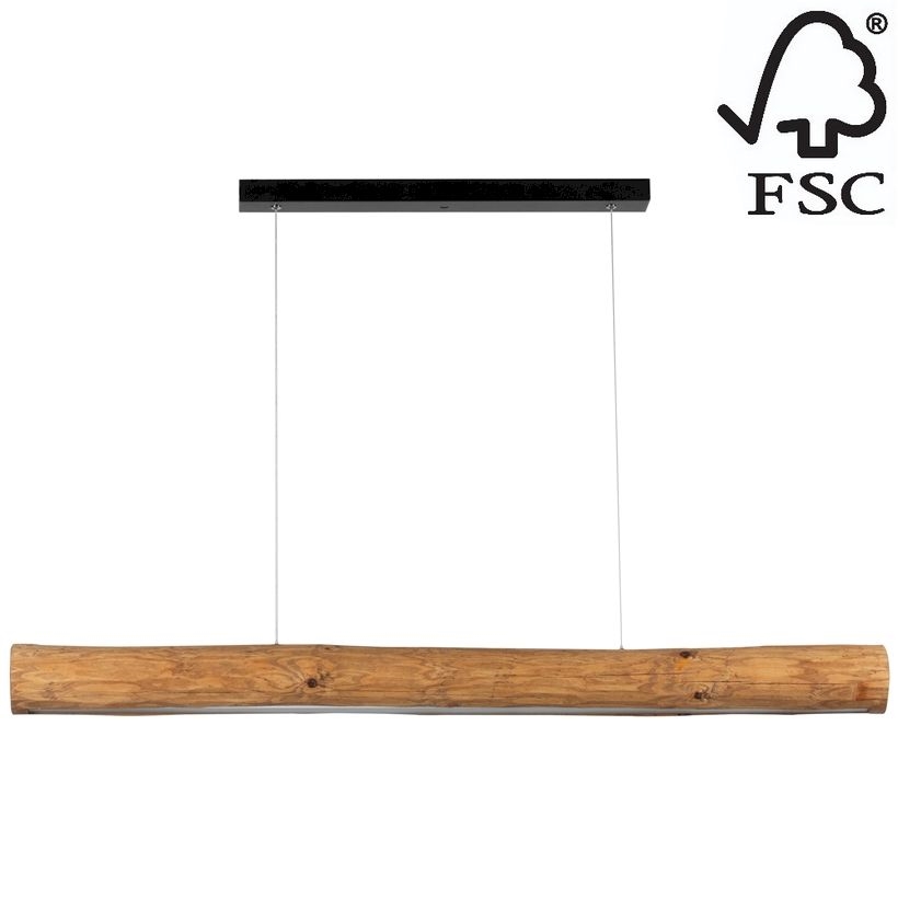 Lámpara de araña LED regulable en ramal LUCAS LED/33W/230V pino - certificado FSC