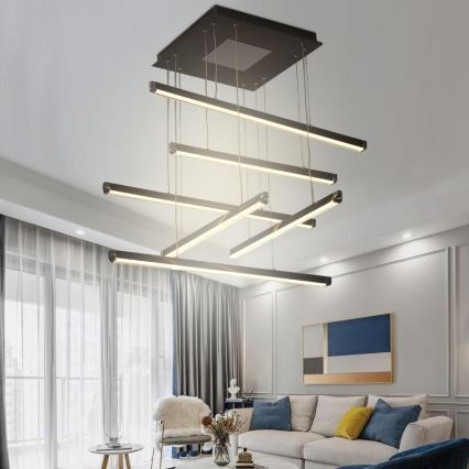 Lámpara de araña LED regulable LED/100W/230V 3000-6500K + control remoto