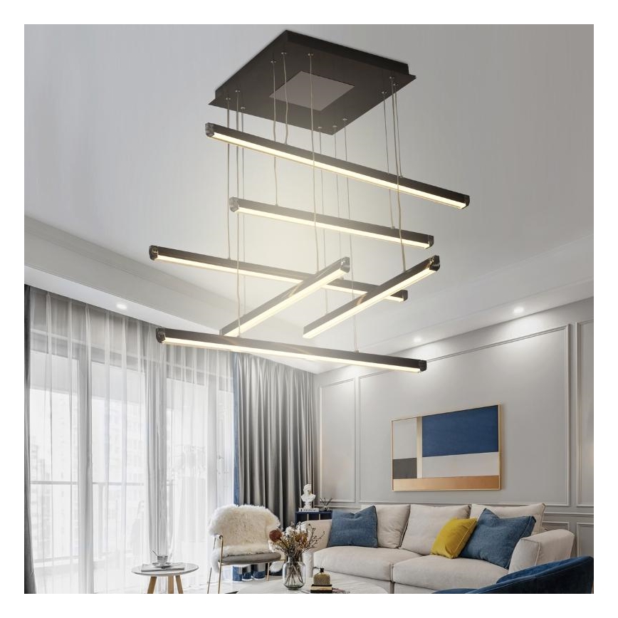 Lámpara de araña LED regulable LED/100W/230V 3000-6500K + control remoto