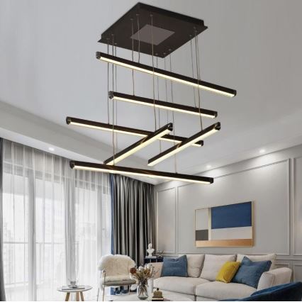 Lámpara de araña LED regulable LED/100W/230V 3000-6500K + control remoto