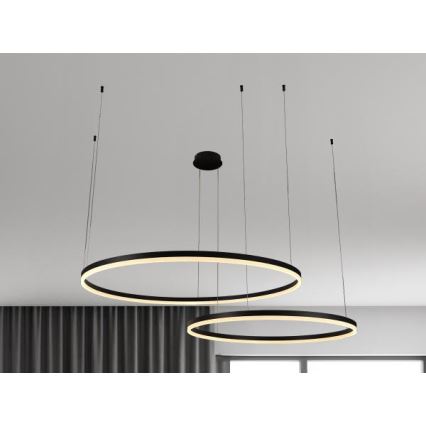Lámpara de araña LED regulable LED/100W/230V 3000-6500K + control remoto