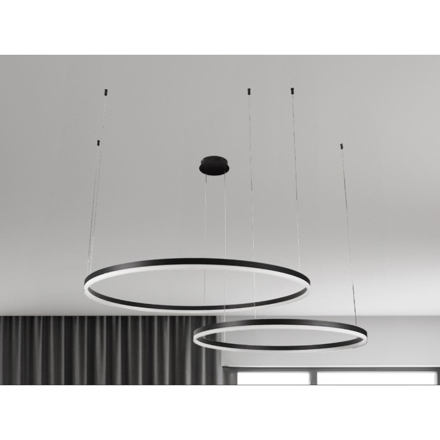 Lámpara de araña LED regulable LED/100W/230V 3000-6500K + control remoto