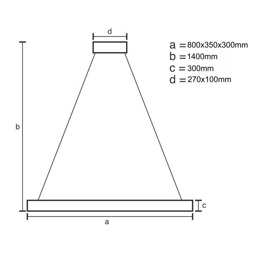 Lámpara de araña de cristal LED regulable en una cadena LED/100W/230V 3000-6500K dorado + control remoto