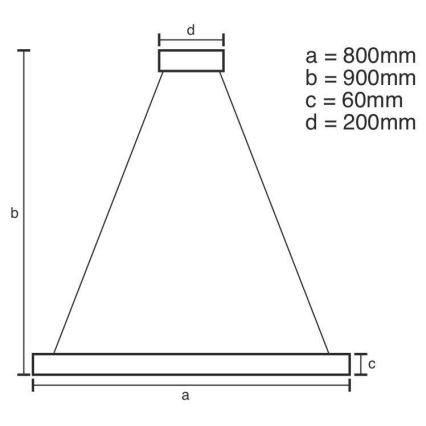 Lámpara de araña LED regulable LED/110W/230V 3000-6500K + mando a distancia