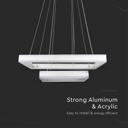 Lámpara de araña LED regulable LED/113W/230V 3000K blanco
