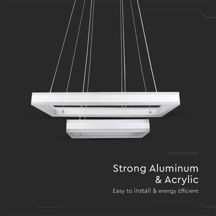 Lámpara de araña LED regulable LED/113W/230V 3000K blanco