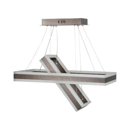 Lámpara de araña LED regulable LED/113W/230V 3000K marrón