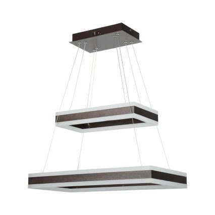 Lámpara de araña LED regulable LED/113W/230V 3000K marrón