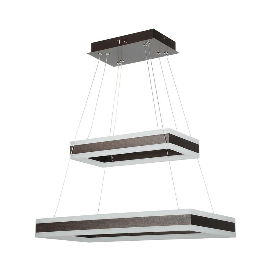 Lámpara de araña LED regulable LED/113W/230V 3000K marrón