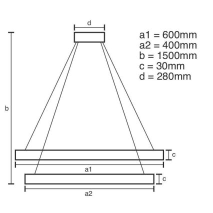 Lámpara de araña de cristal LED regulable en una cadena LED/115W/230V 3000-6500K plata + control remoto