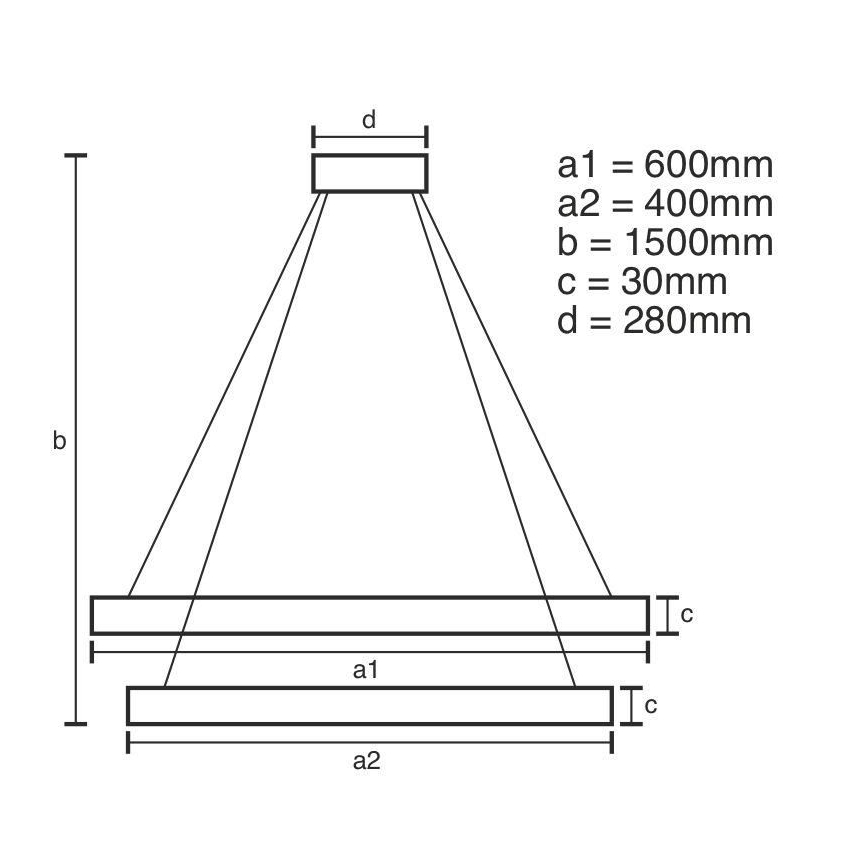 Lámpara de araña de cristal LED regulable en una cadena LED/115W/230V 3000-6500K plata + control remoto