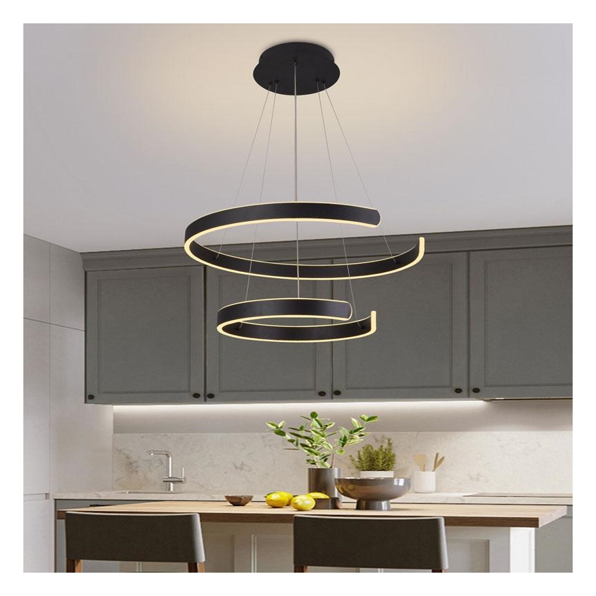 Lámpara de araña LED regulable LED/120W/230V 3000-6500K + mando a distancia