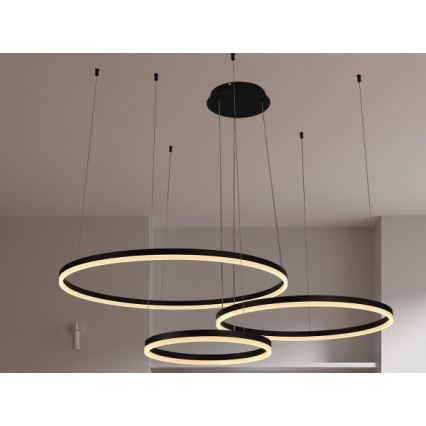 Lámpara de araña LED regulable LED/125W/230V 3000-6500K + control remoto