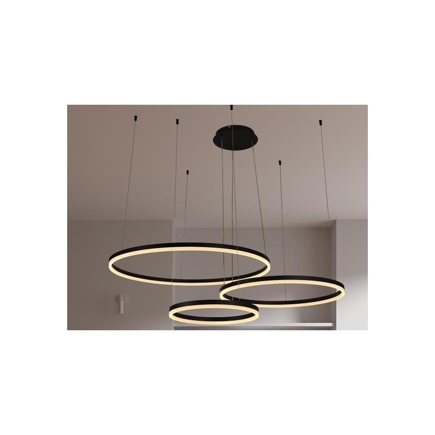 Lámpara de araña LED regulable LED/125W/230V 3000-6500K + control remoto