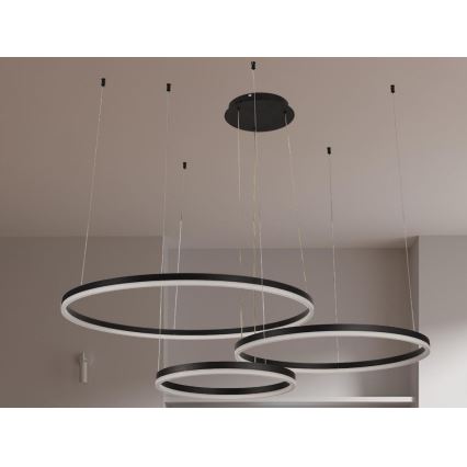Lámpara de araña LED regulable LED/125W/230V 3000-6500K + control remoto