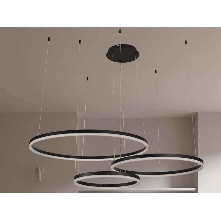 Lámpara de araña LED regulable LED/125W/230V 3000-6500K + control remoto