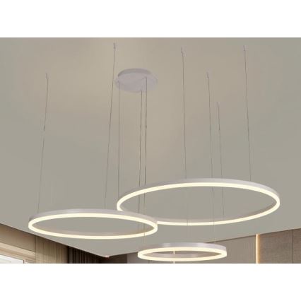 Lámpara de araña LED regulable LED/125W/230V 3000-6500K + control remoto