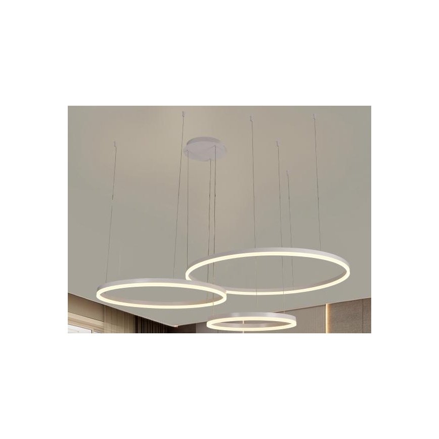 Lámpara de araña LED regulable LED/125W/230V 3000-6500K + control remoto