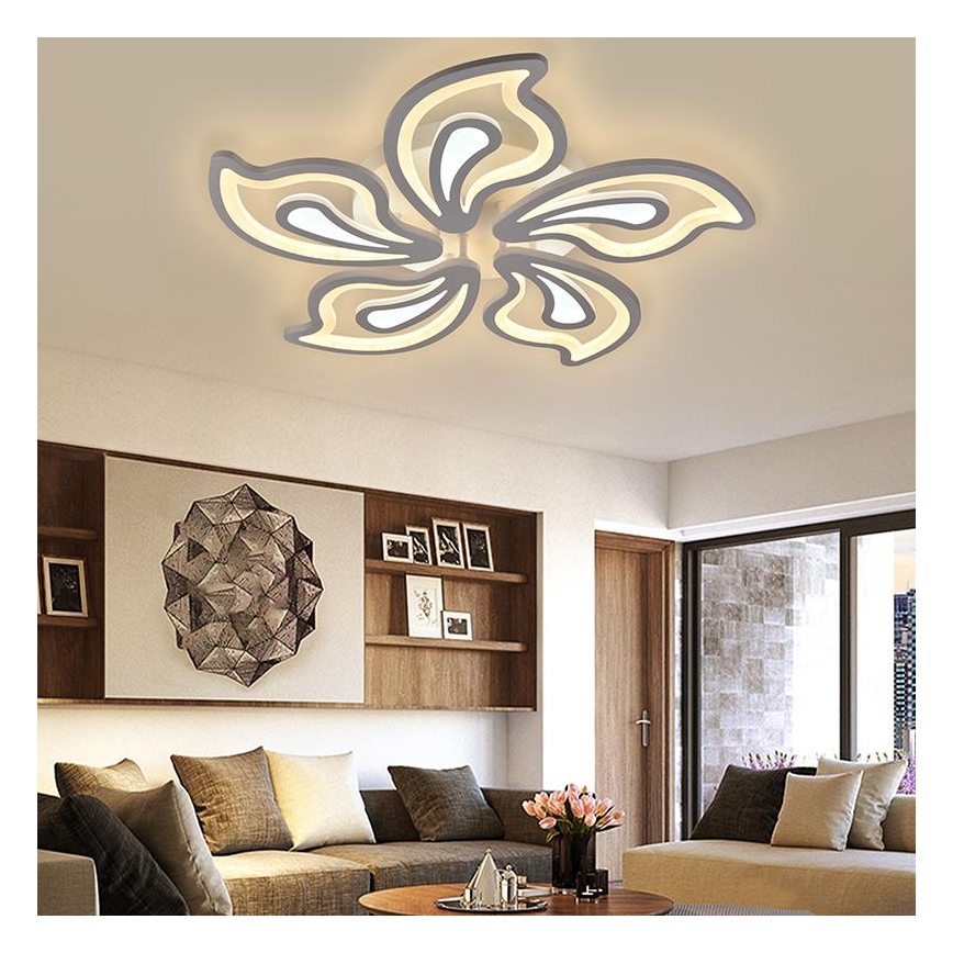 Lámpara de araña LED regulable LED/125W/230V 3000-6500K + mando a distancia