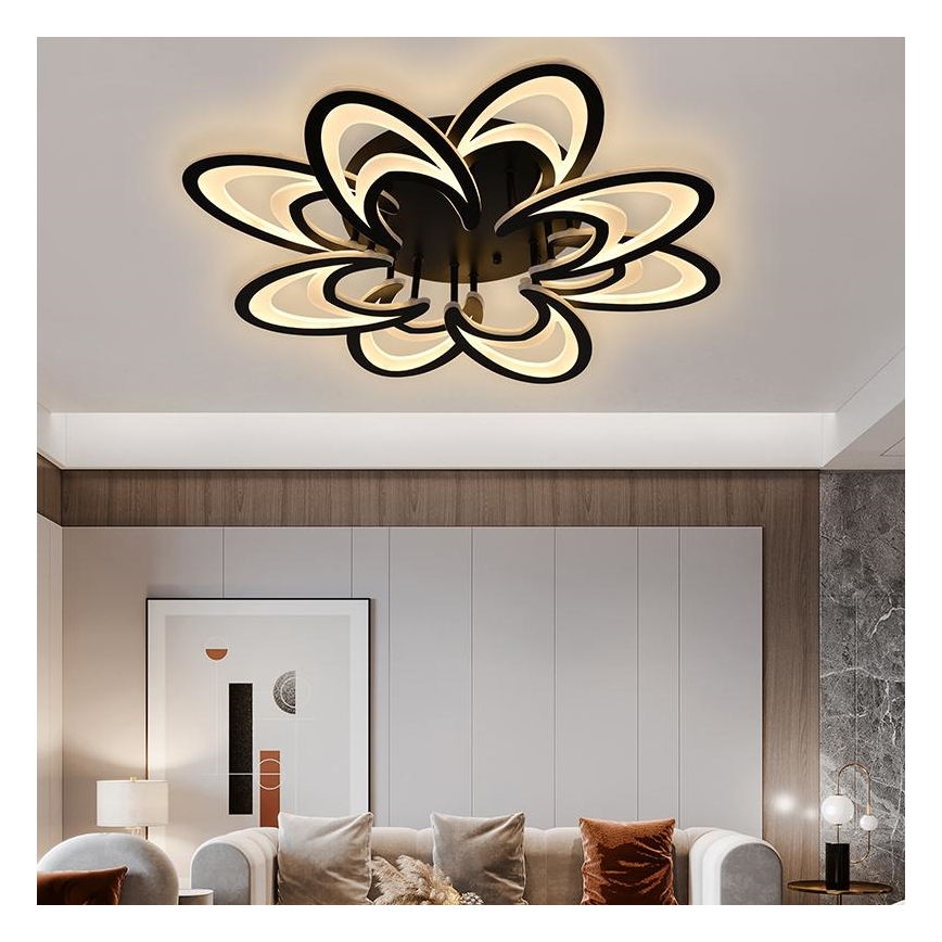 Lámpara de araña LED regulable LED/125W/230V 3000-6500K + mando a distancia