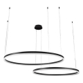 Lámpara de araña LED regulable LED/128W/230V 3000-6500K + control remoto