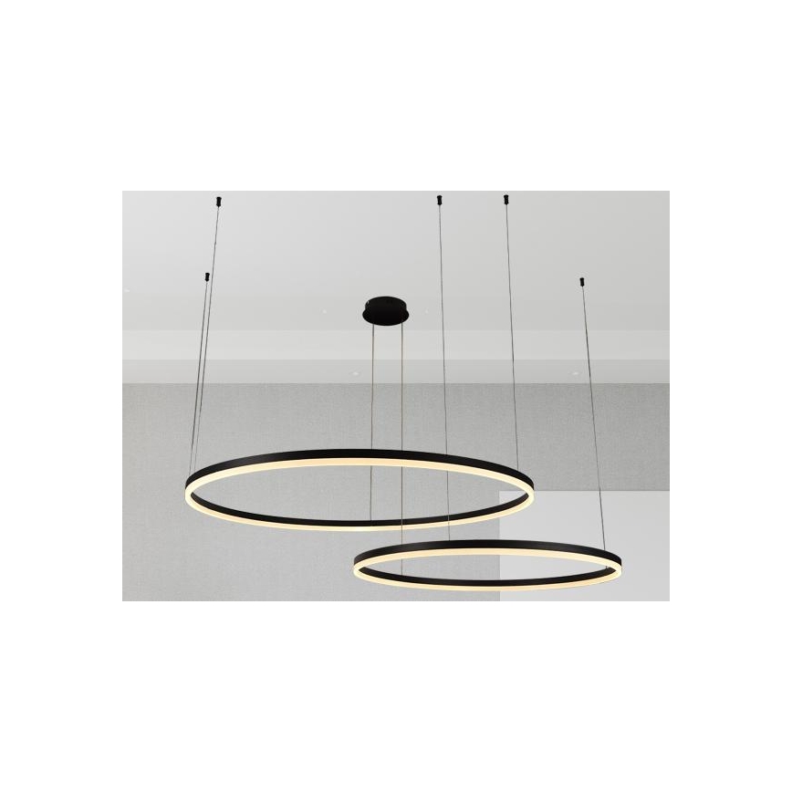 Lámpara de araña LED regulable LED/128W/230V 3000-6500K + control remoto