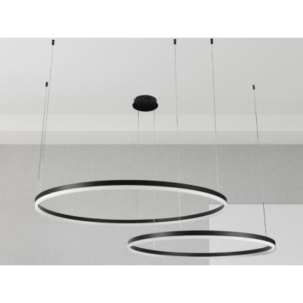 Lámpara de araña LED regulable LED/128W/230V 3000-6500K + control remoto