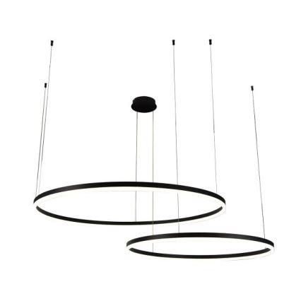 Lámpara de araña LED regulable LED/128W/230V 3000-6500K + control remoto