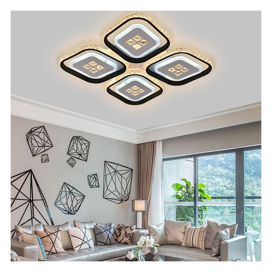 Lámpara de araña LED regulable LED/130W/230V 3000-6500K + mando a distancia