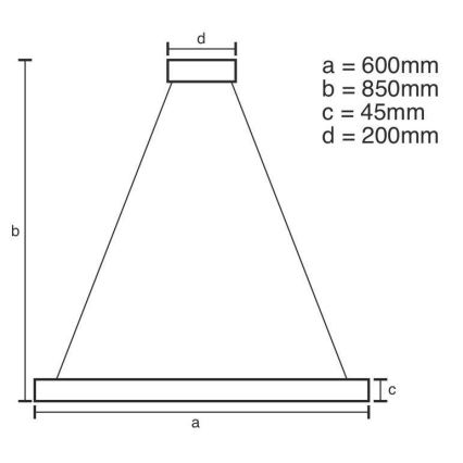 Lámpara de araña LED regulable LED/130W/230V 3000-6500K + mando a distancia