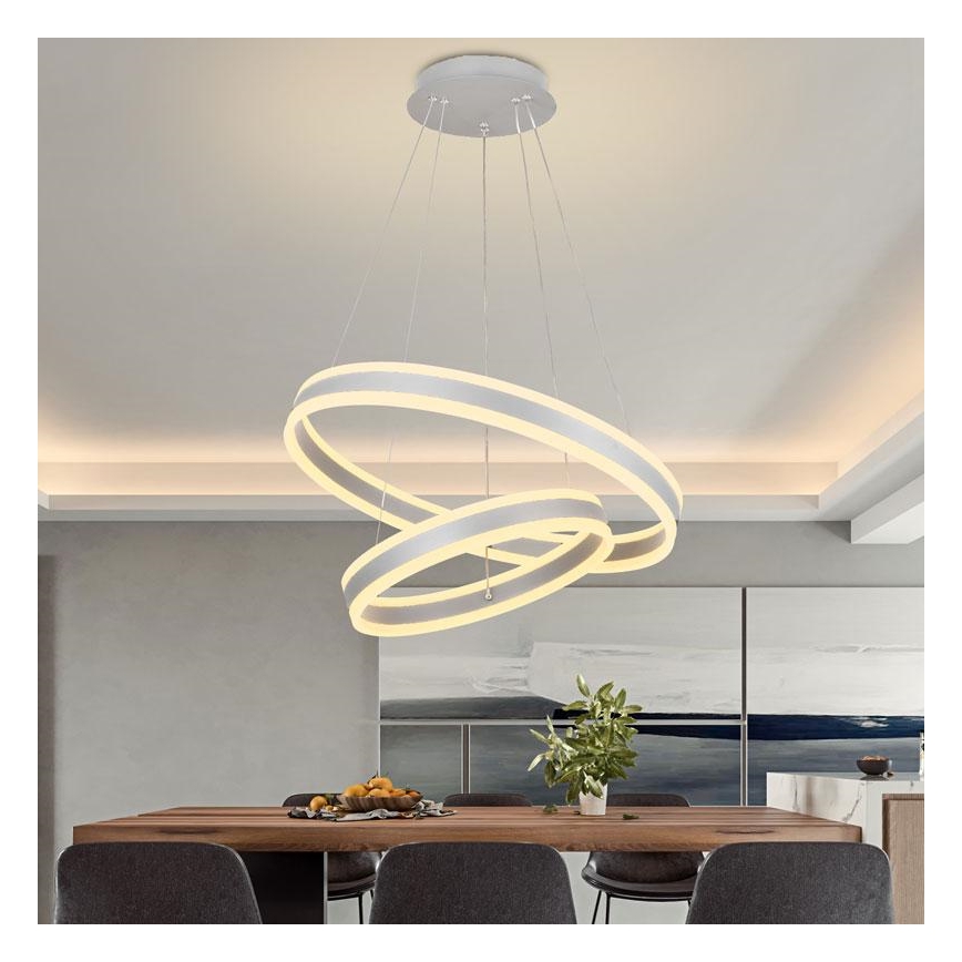 Lámpara de araña LED regulable LED/135W/230V 3000-6500K diá. 60 cm + control remoto
