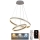Lámpara de araña LED regulable LED/135W/230V 3000-6500K diá. 60 cm + control remoto