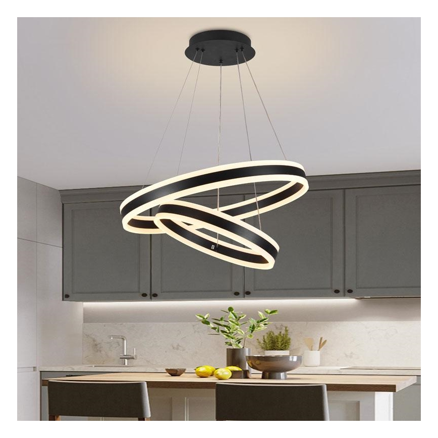 Lámpara de araña LED regulable LED/135W/230V 3000-6500K + mando a distancia