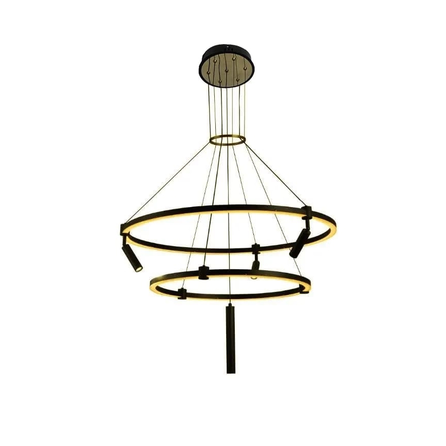 Lámpara de araña LED regulable LED/140W/230V 3000-6500K + control remoto