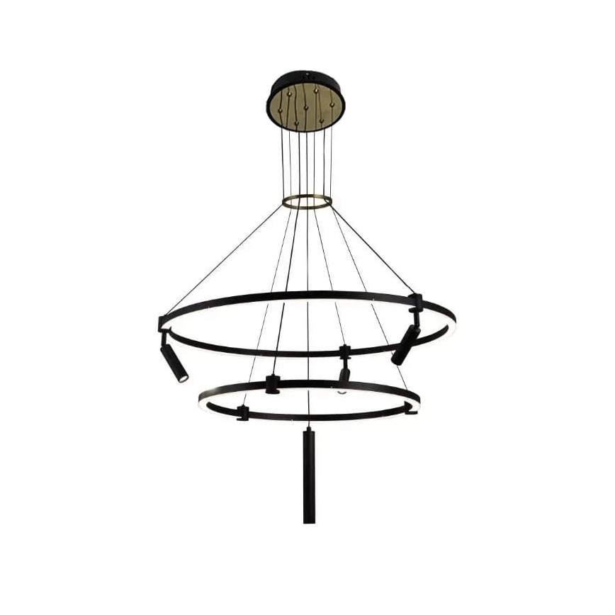 Lámpara de araña LED regulable LED/140W/230V 3000-6500K + control remoto
