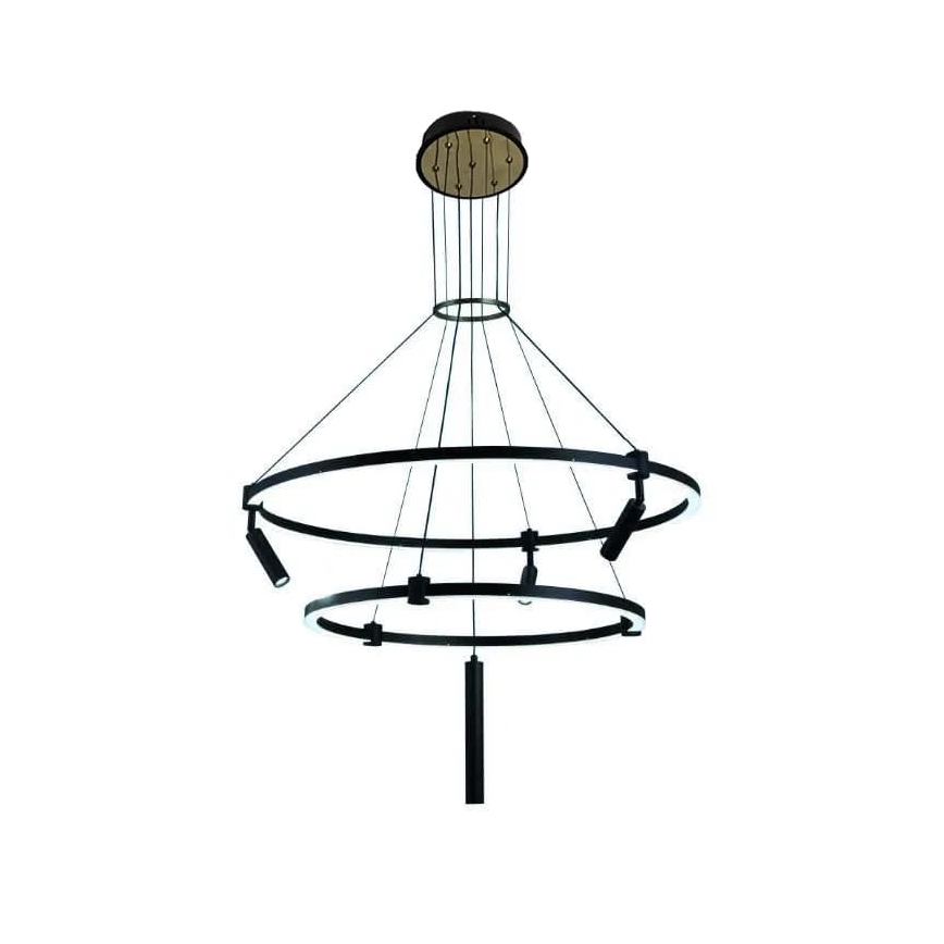 Lámpara de araña LED regulable LED/140W/230V 3000-6500K + control remoto
