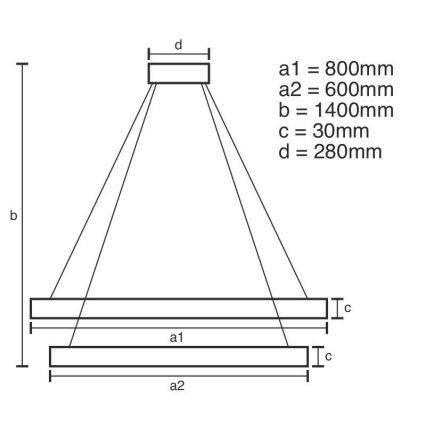 Lámpara de araña de cristal LED regulable en una cadena LED/160W/230V 3000-6500K plata + control remoto