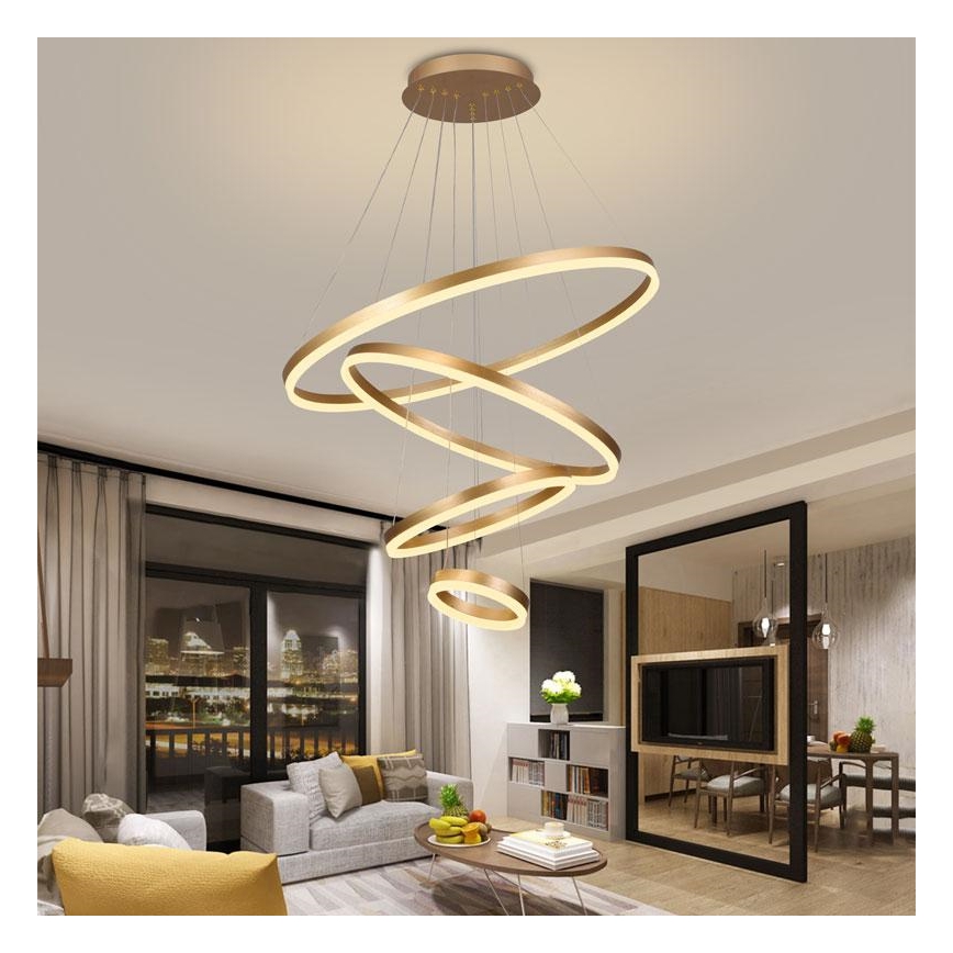 Lámpara de araña LED regulable LED/165W/230V 3000-6500K + mando a distancia