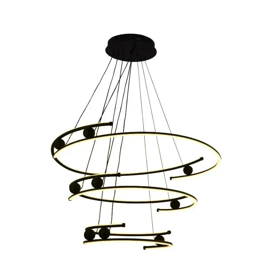 Lámpara de araña LED regulable LED/170W/230V 3000-6500K + control remoto