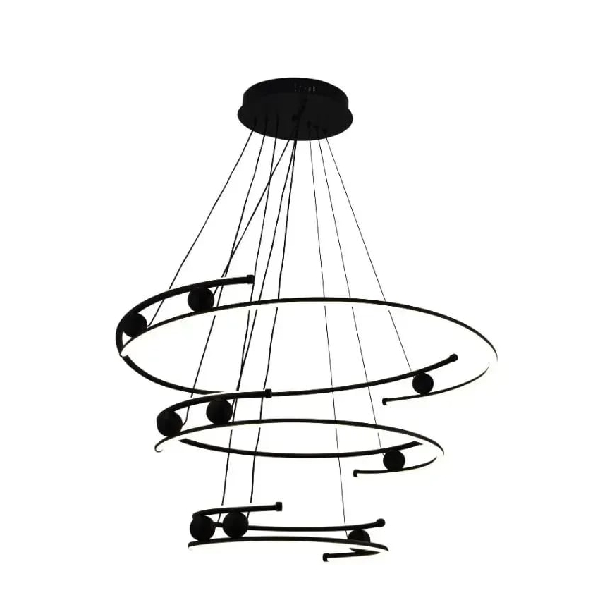 Lámpara de araña LED regulable LED/170W/230V 3000-6500K + control remoto